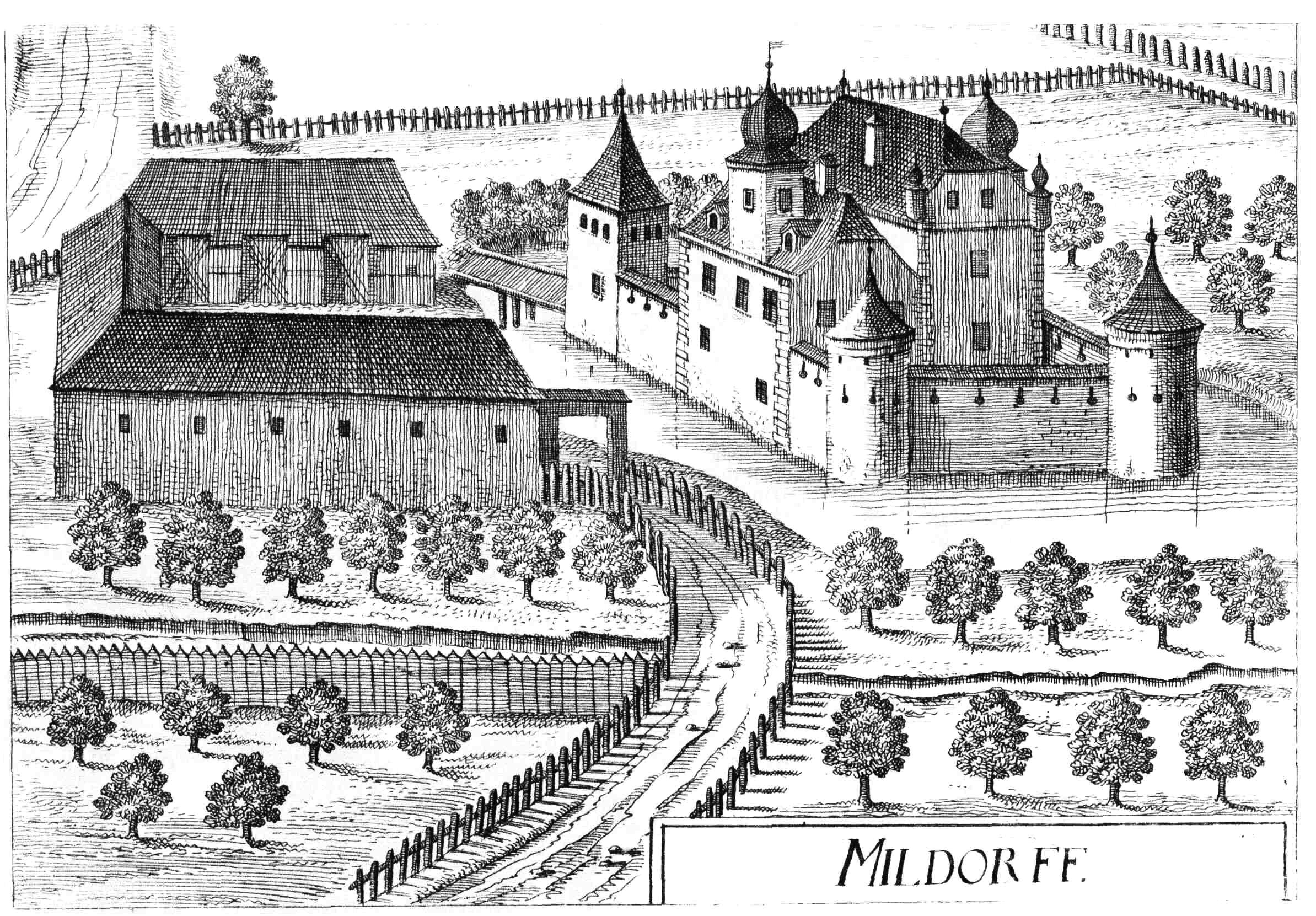 Lageplan Schloss Mühldorf